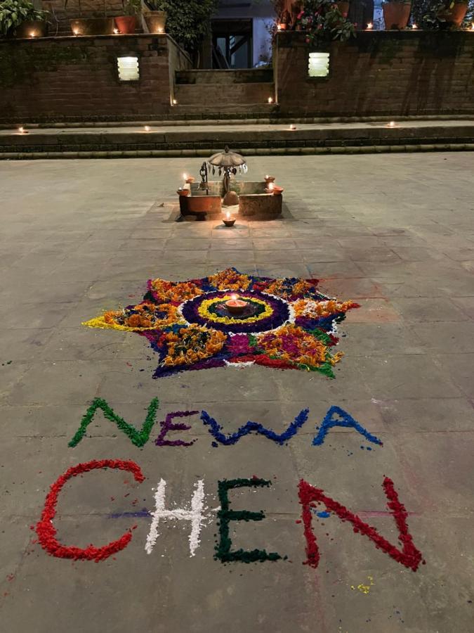 Newa Chen Historic House Unesco Lalitpur Eksteriør billede